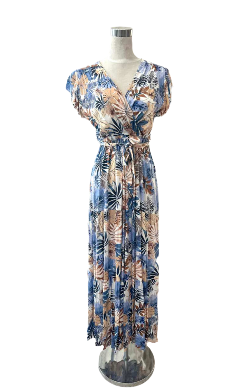VESTIDO HOJAS