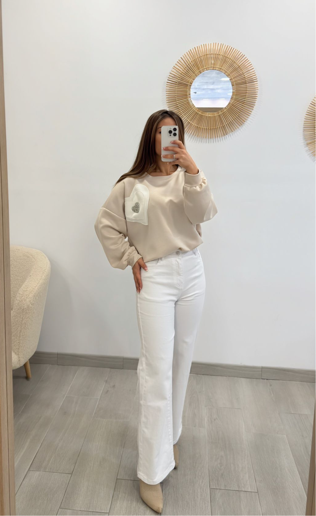 JEANS RECTOS BLANCO
