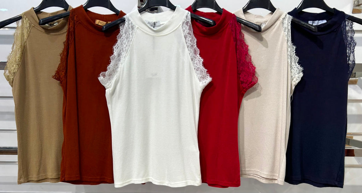 TOP HALTER PUNTILLA
