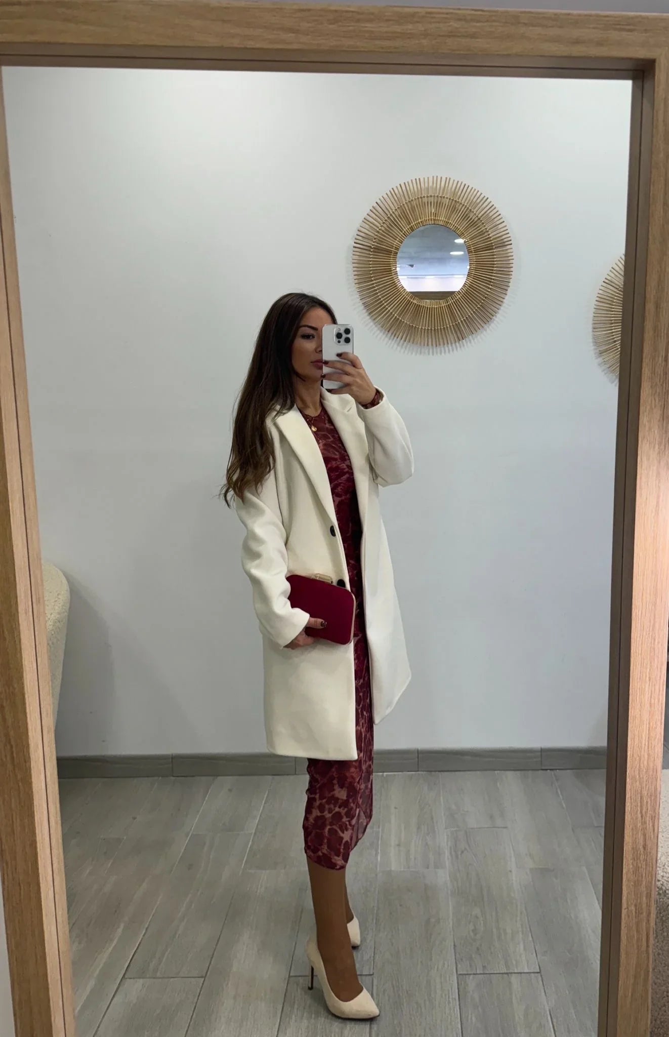 ABRIGO DE PAÑO BLANCO - Lolitas