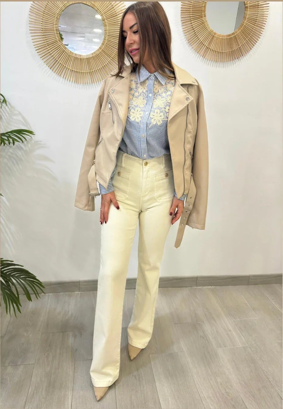 CAMISA FLORES CROCHÉ - Lolitas