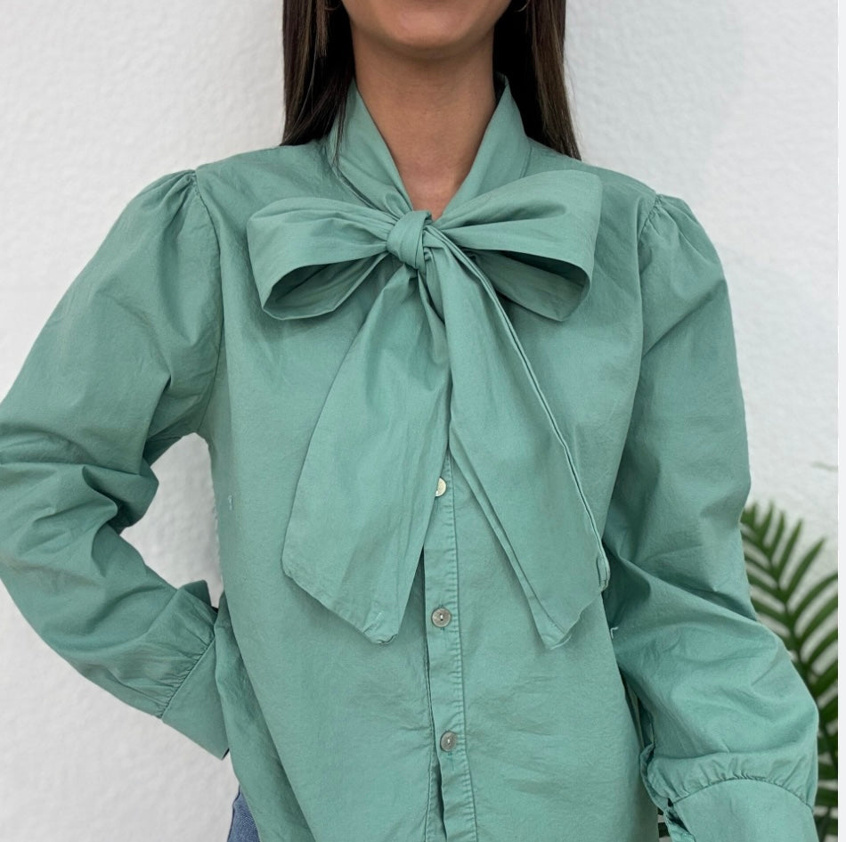 CAMISA LAZADA VERDE AGUA