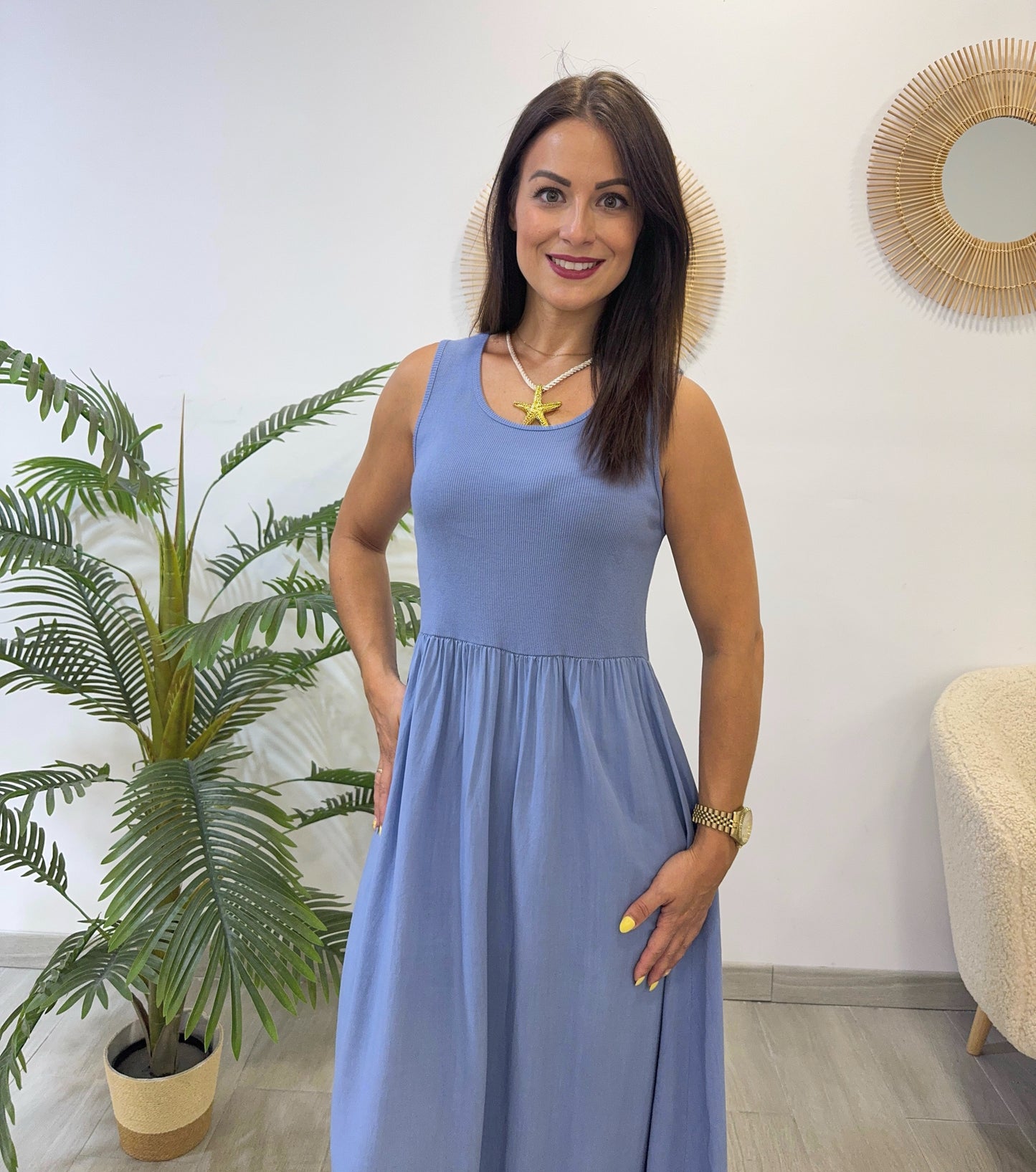 VESTIDO PALOMA AZUL
