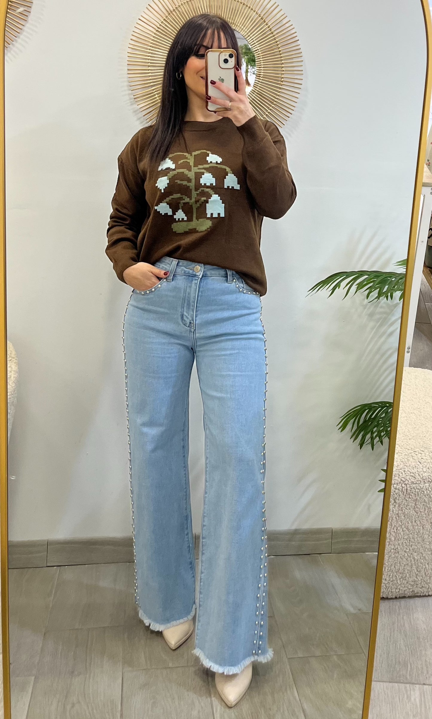 JERSEY CANDELA MARRÓN