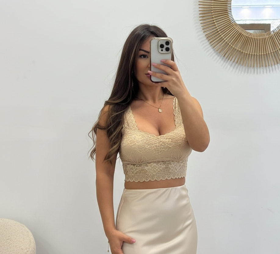 TOP BRALETTE ENCAJE