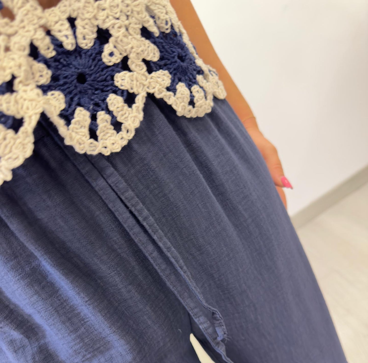 PANTALÓN FLUIDO AZUL