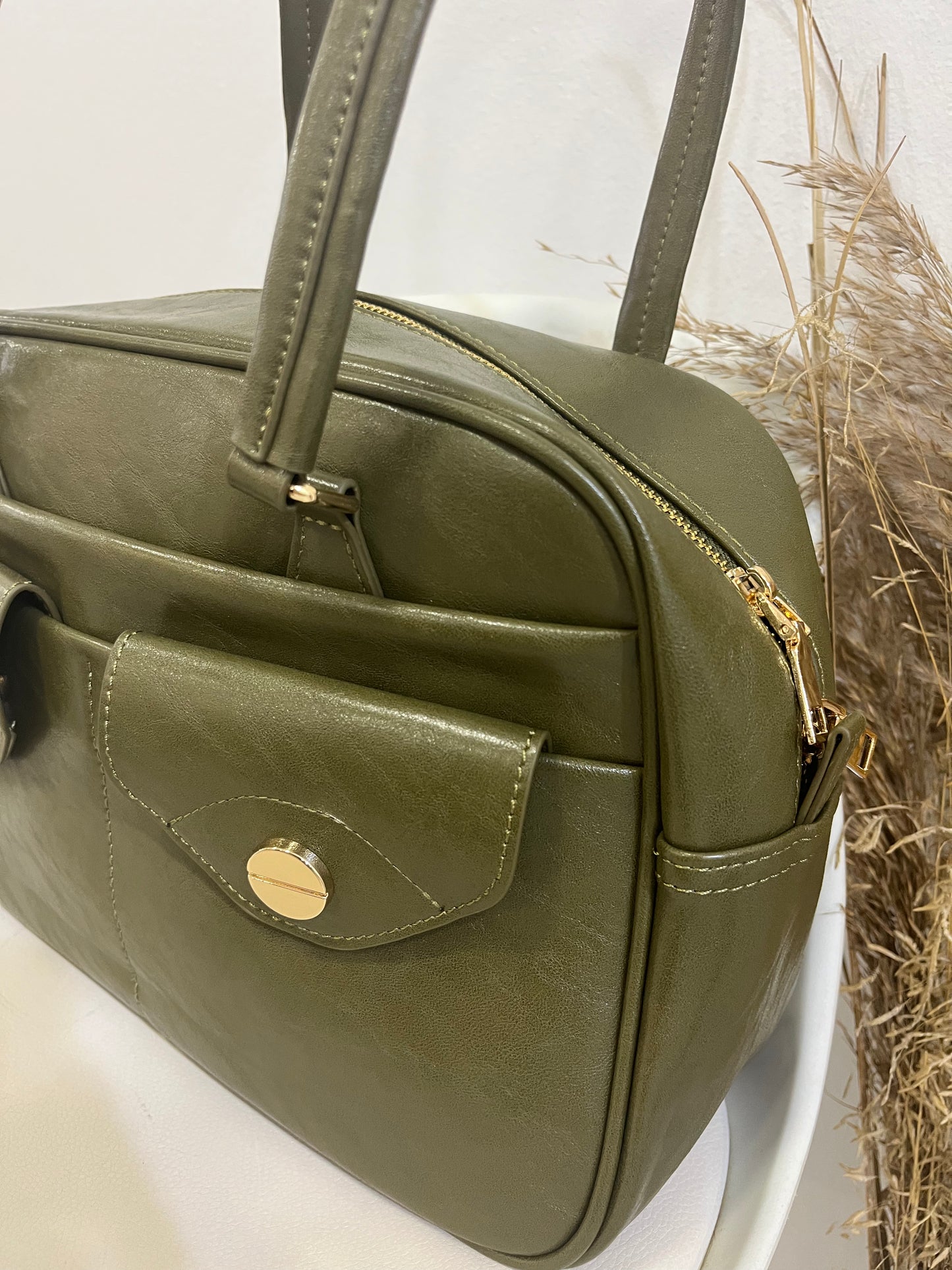BOLSO VINTAGE VERDE