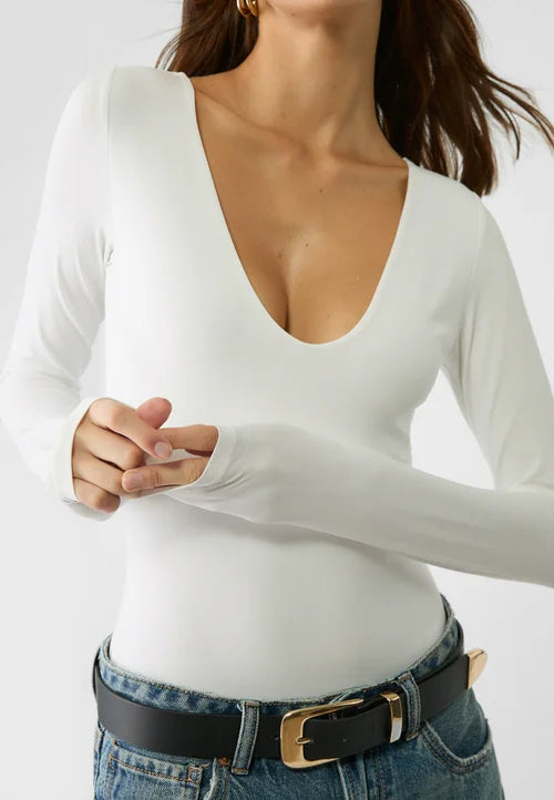 BODY LYCRA MANGA LARGA