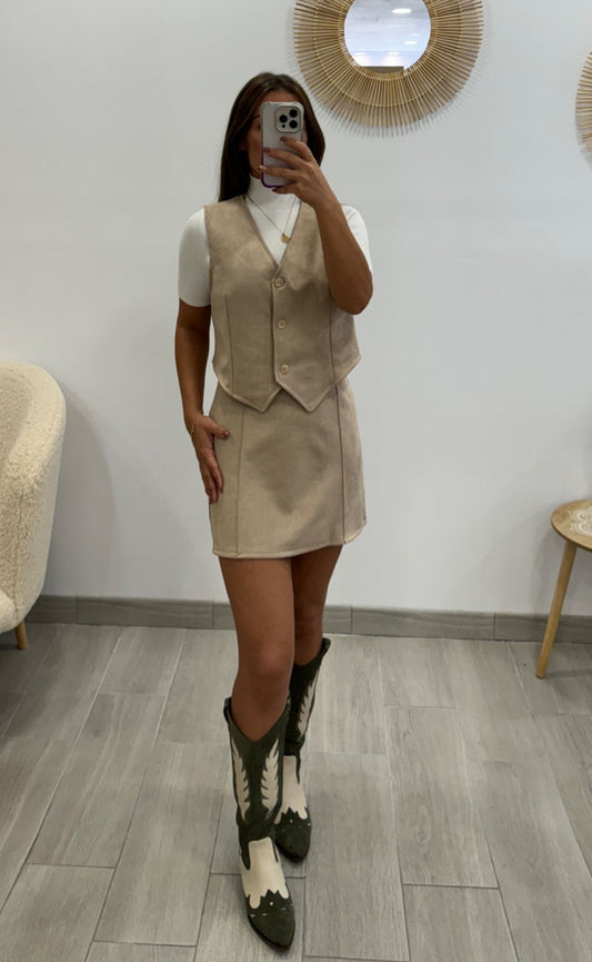 CONJUNTO SOFÍA BEIGE