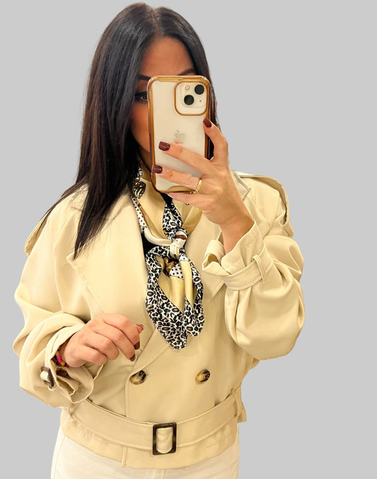 GABARDINA CROP - Lolitas