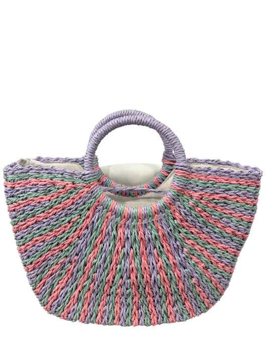 BOLSO PAJA MULTICOLOR