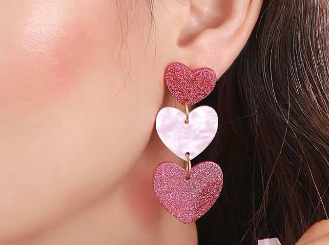 PENDIENTES CORAZONES