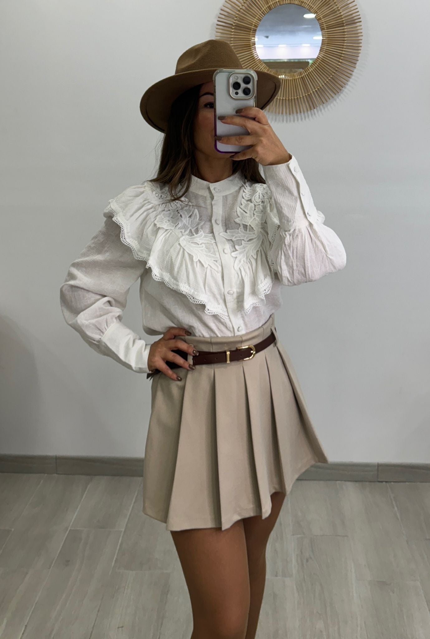 CAMISA FLORENCIA BLANCA