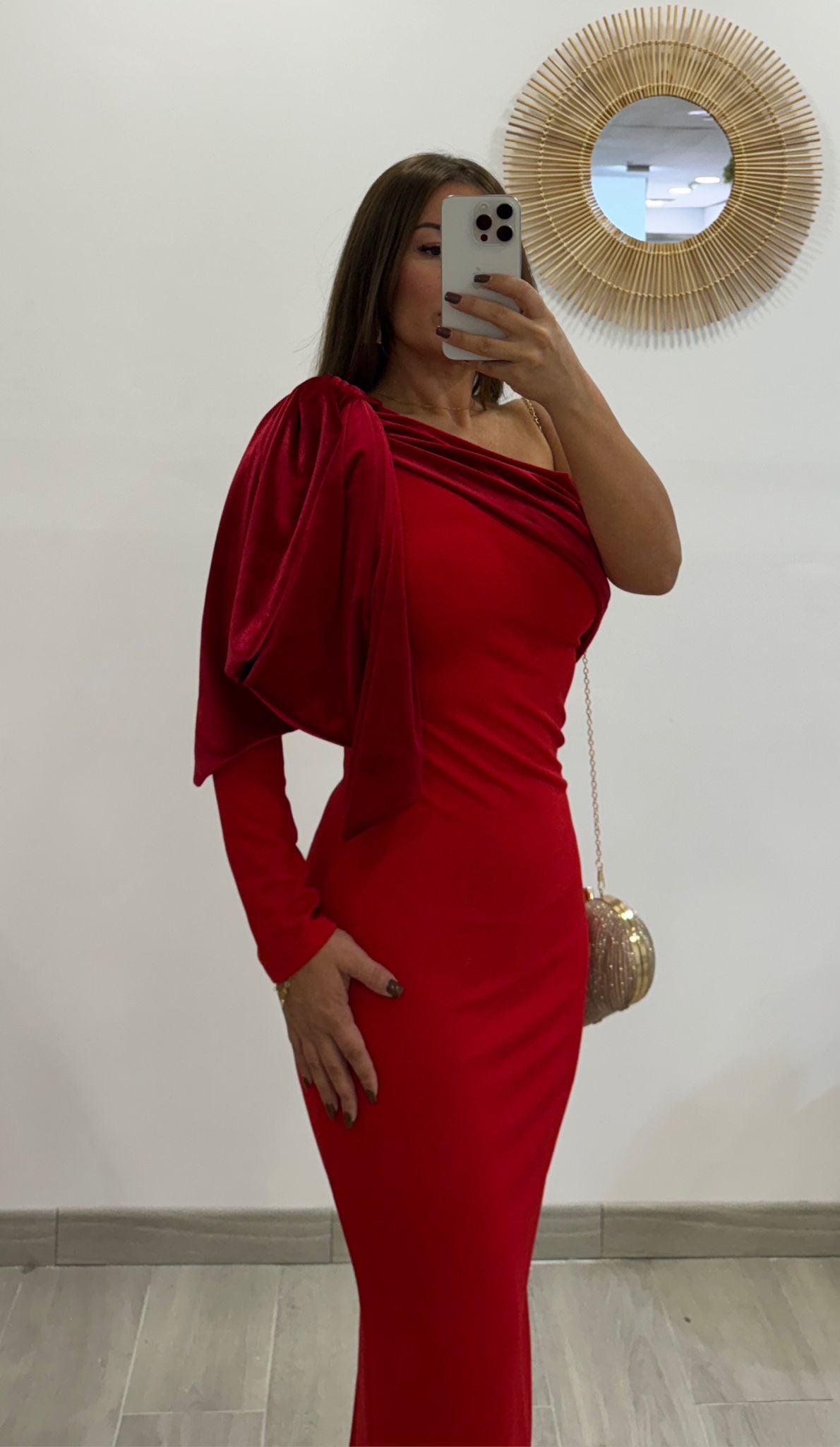 VESTIDO SABELLA ROJO