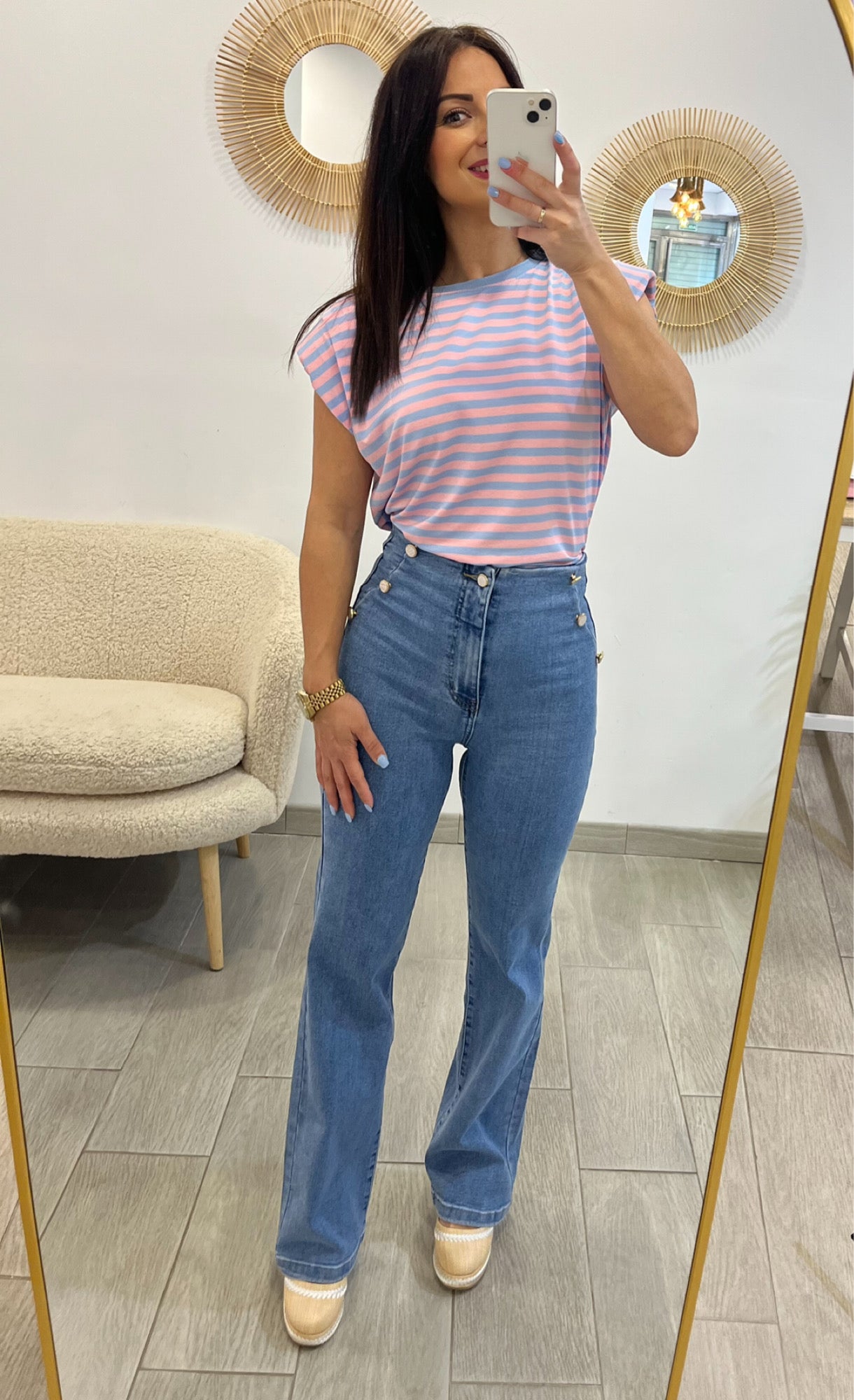 JEANS BOTONES