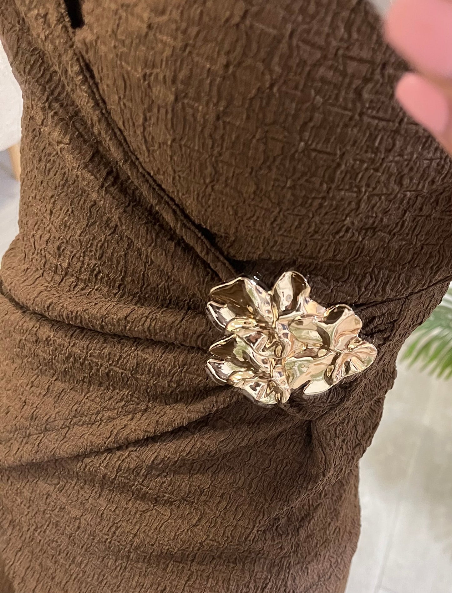 CONJUNTO BROCHE FLOR