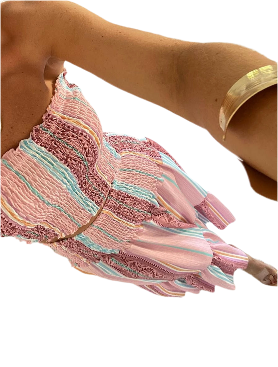 CONJUNTO FALDA Y TOP NIDO DE ABEJA