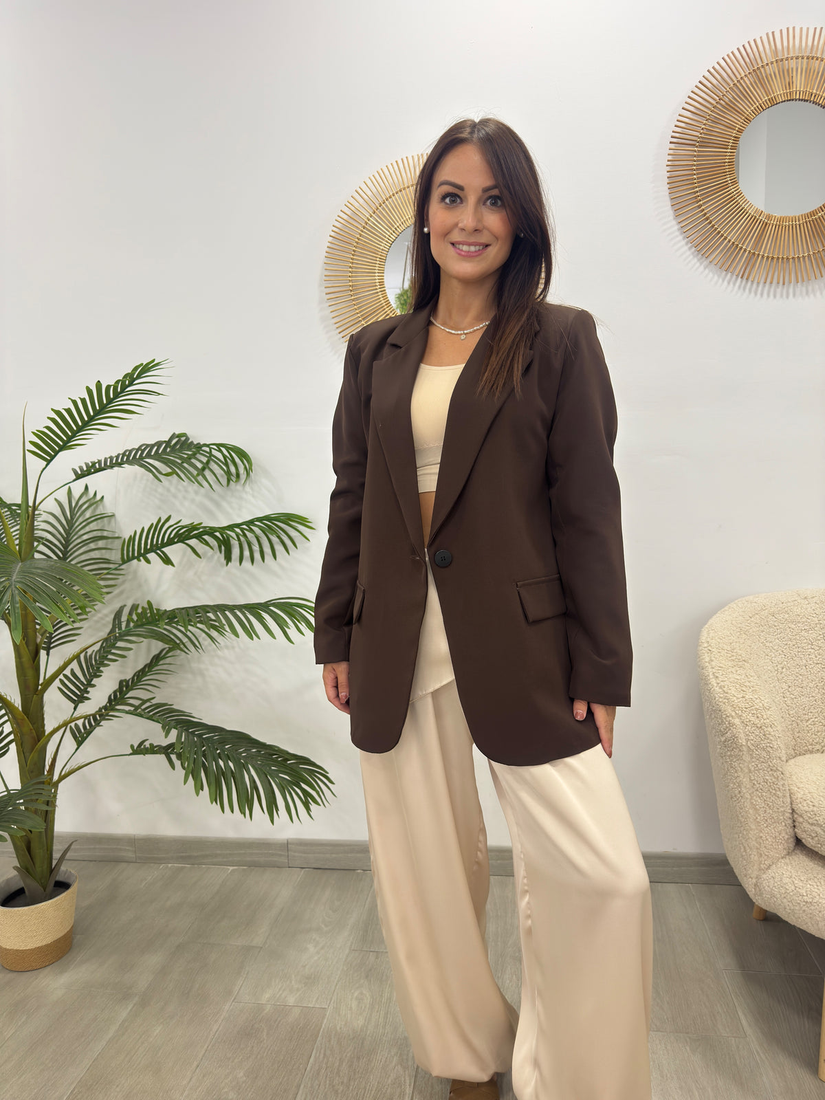 BLAZER MARRÓN