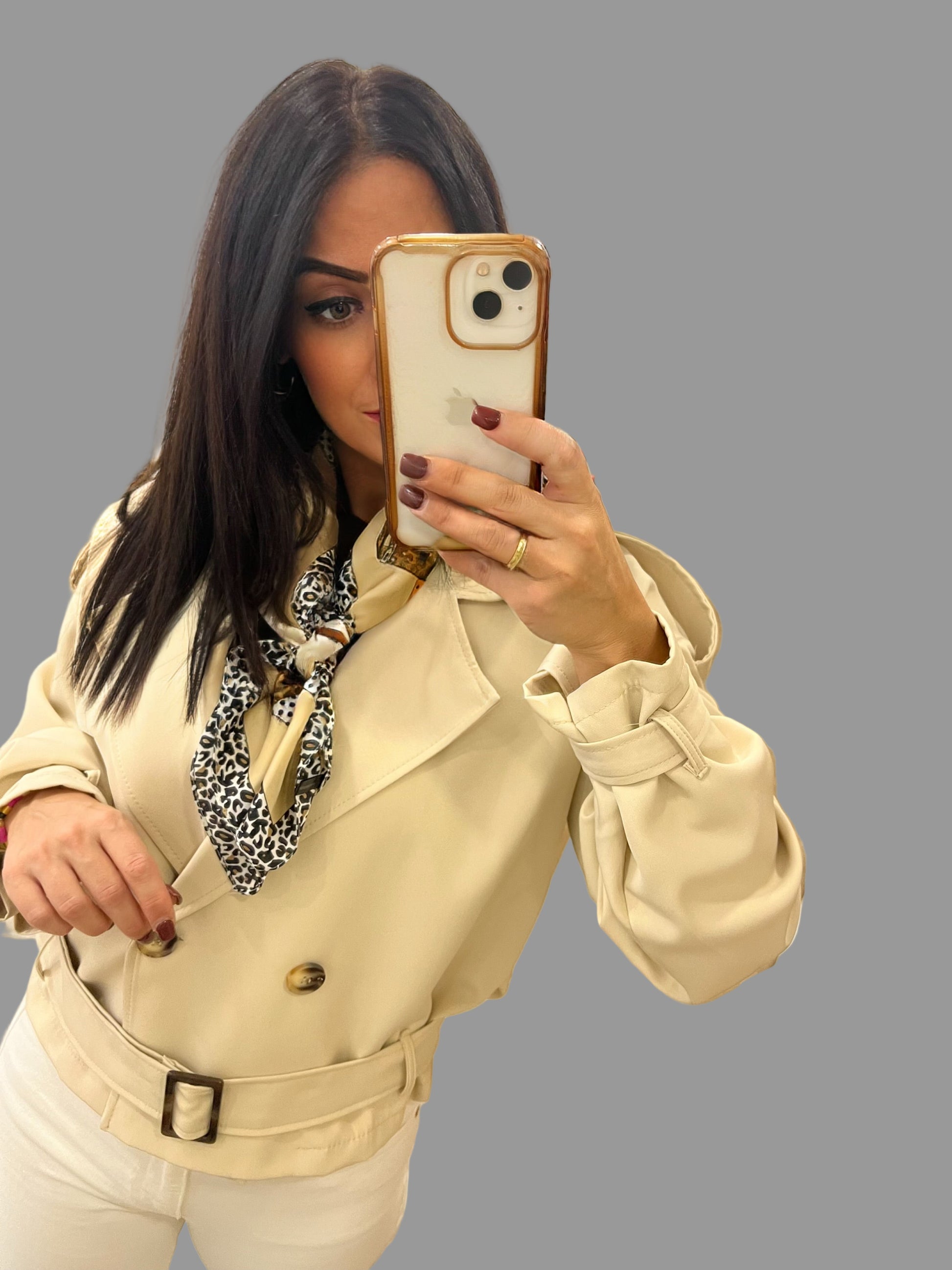 GABARDINA CROP - Lolitas