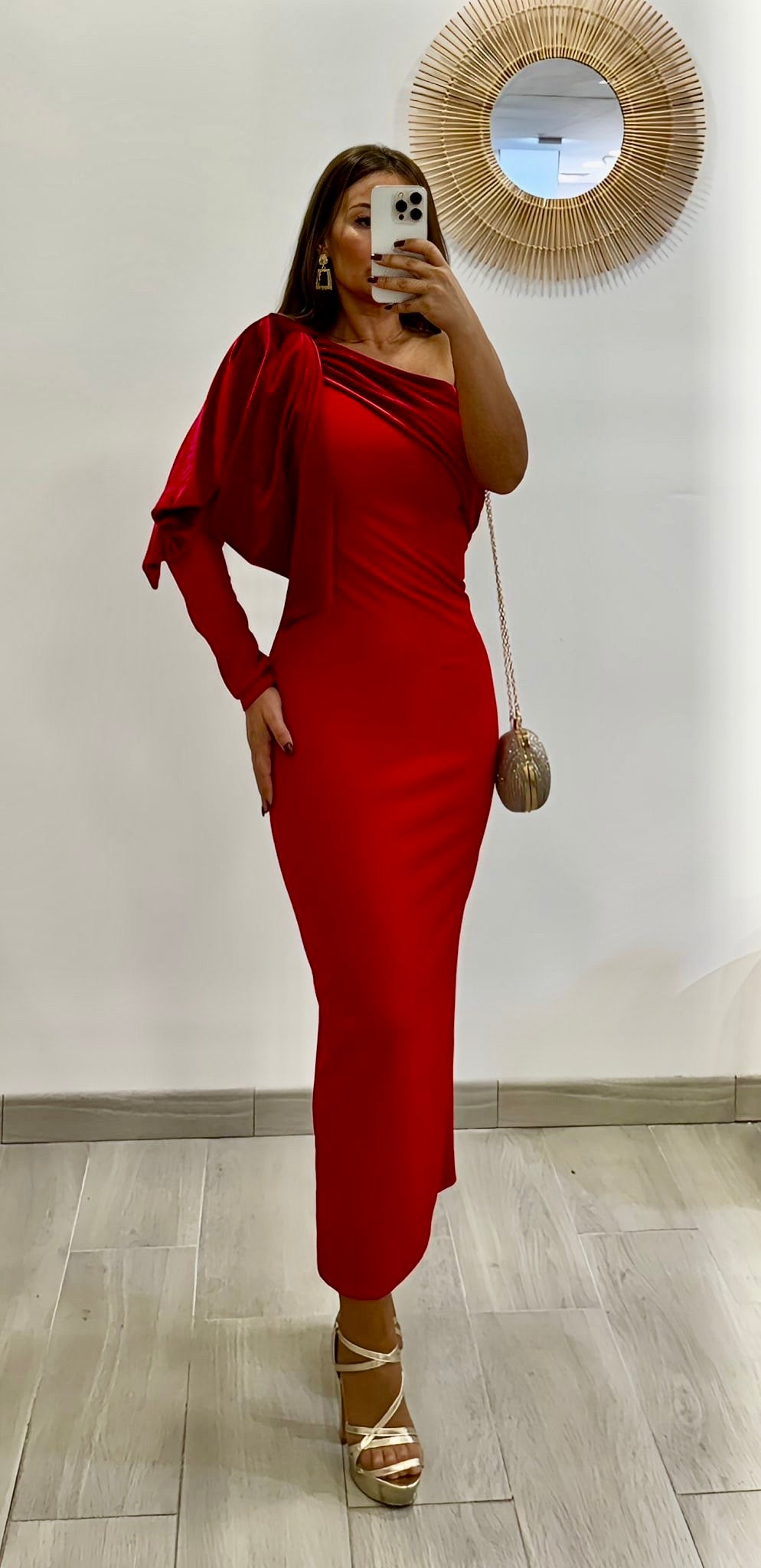 VESTIDO SABELLA ROJO