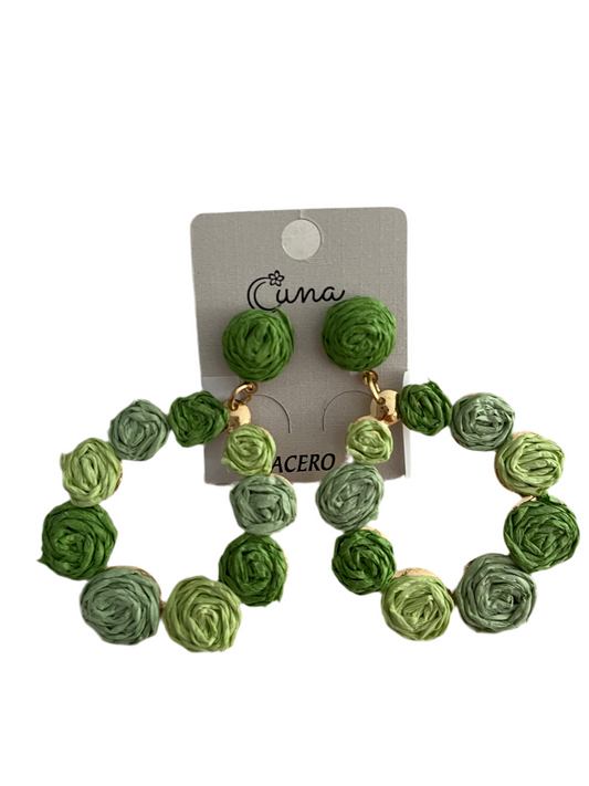 PENDIENTES MÍA VERDE