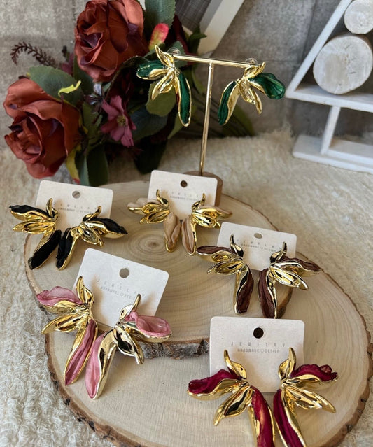PENDIENTES PÉTALOS