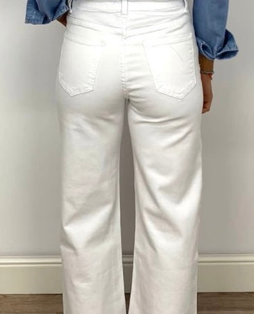 JEANS WIDE LEG BLANCO