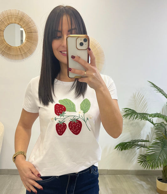 CAMISETA FRESAS