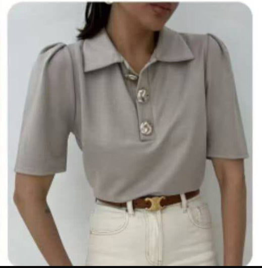 CAMISETA POLO BOTONES