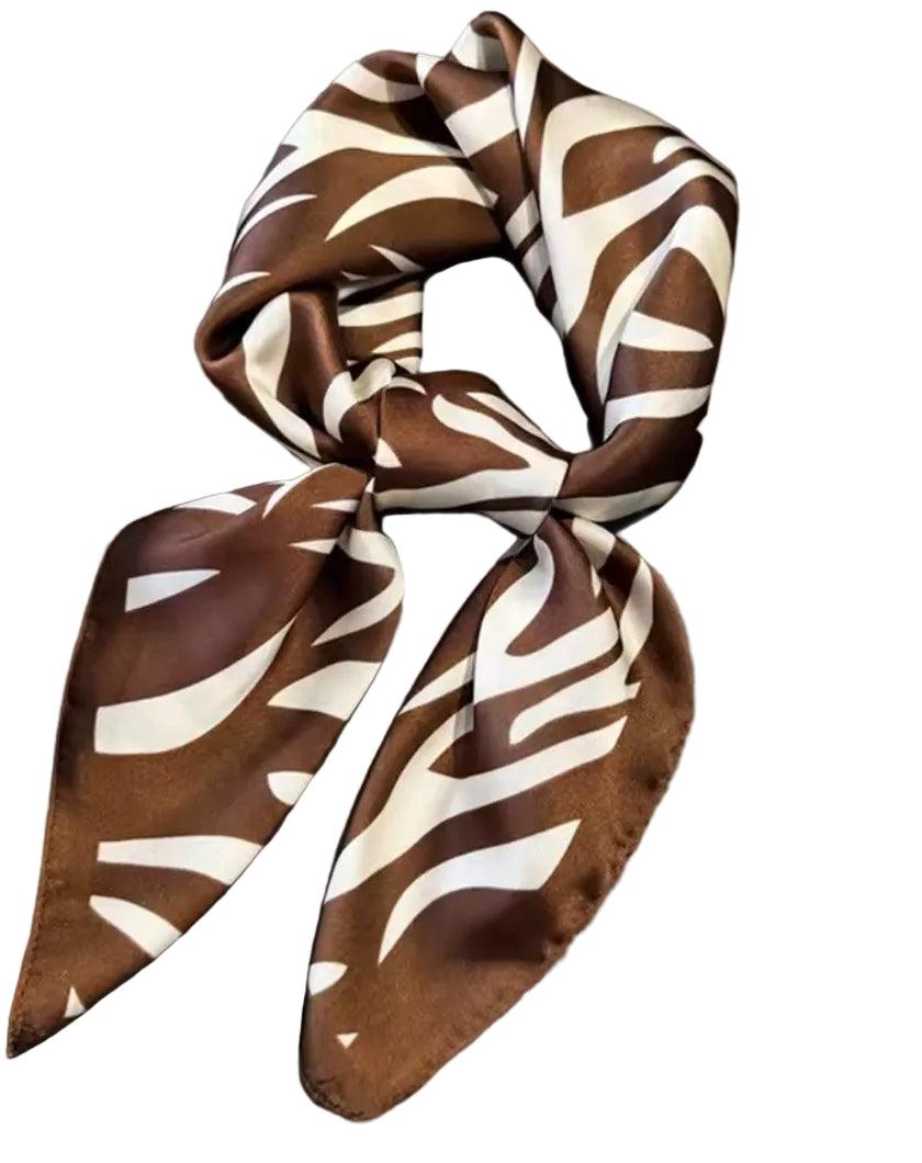 PAÑUELO CEBRA MARRÓN