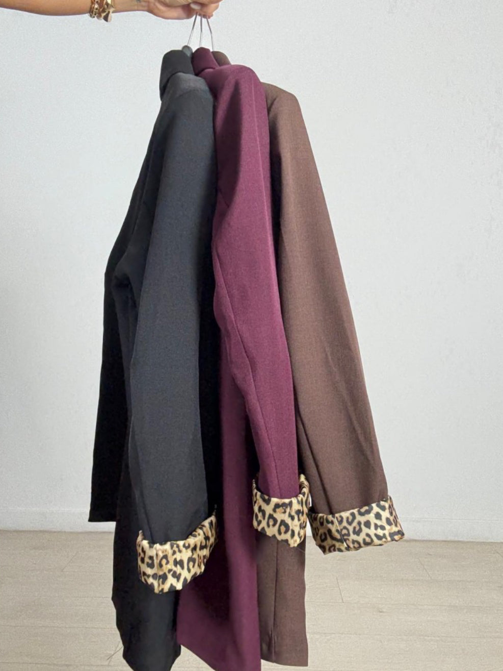 CHAQUETA BLAZER MANGAS LEOPARDO