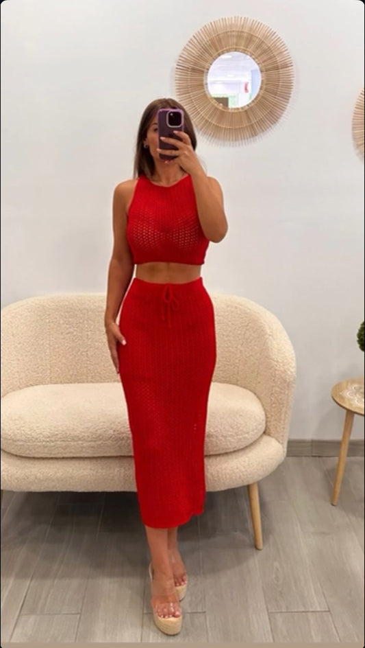 CONJUNTO MOJACAR ROJO