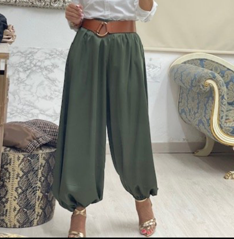 PANTALÓN BOMBACHO SATÉN