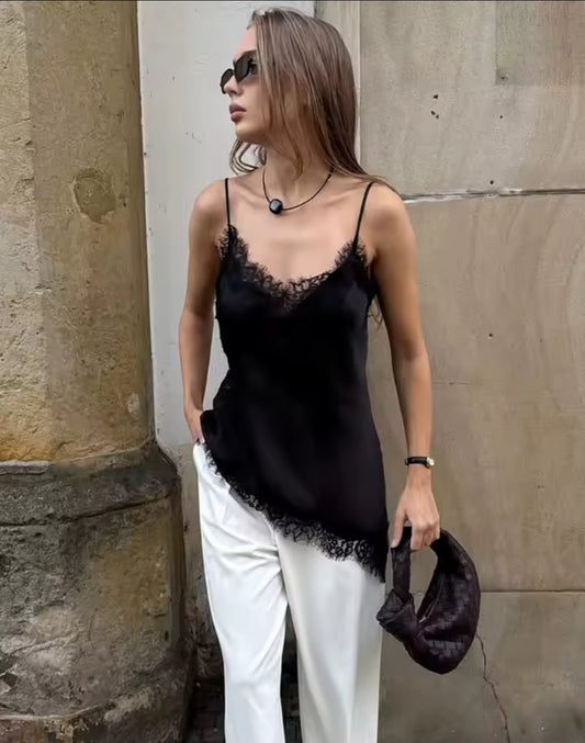 TOP LENCERO ASIMÉTRICO