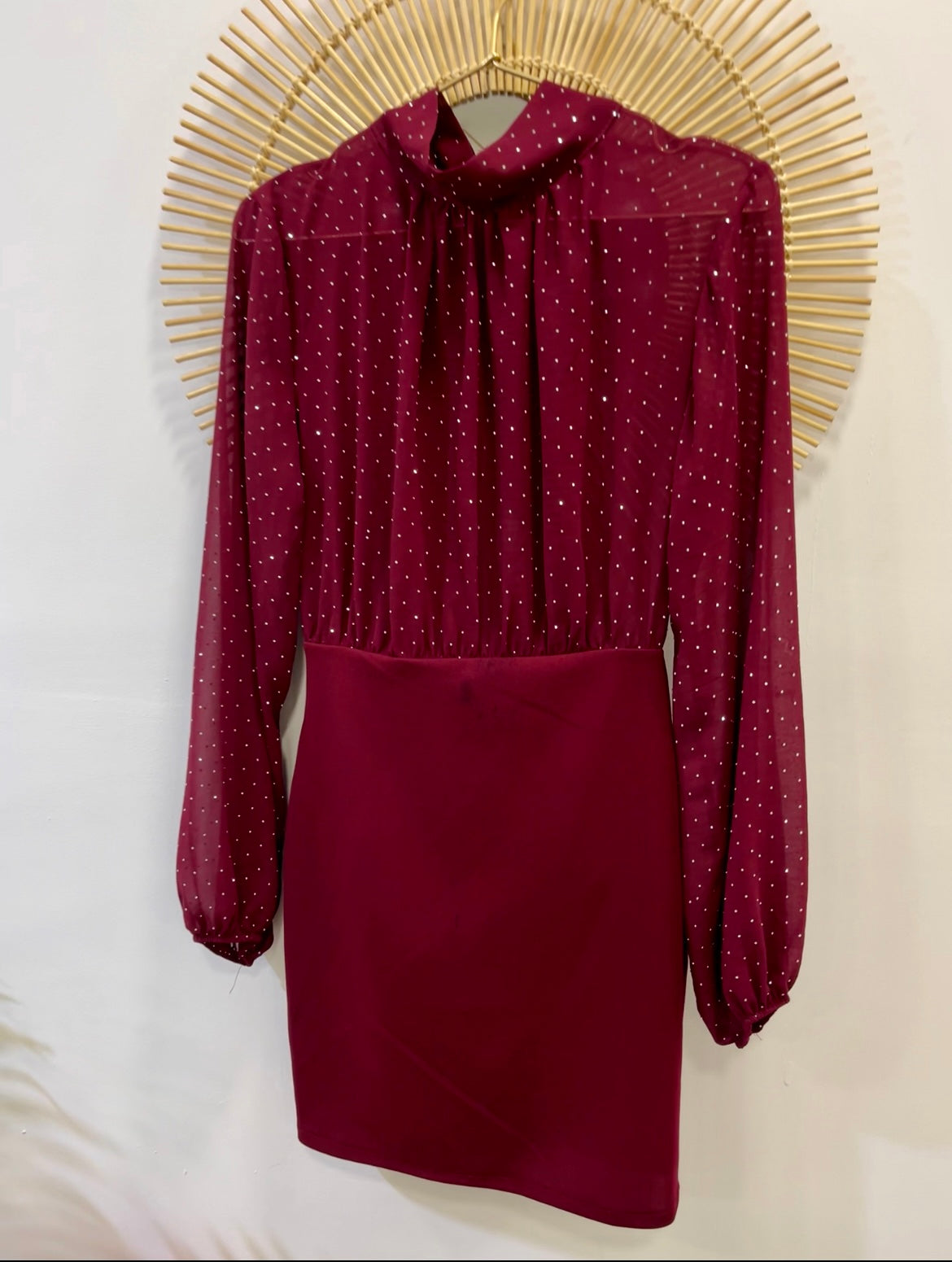 VESTIDO TACHAS BRILLO