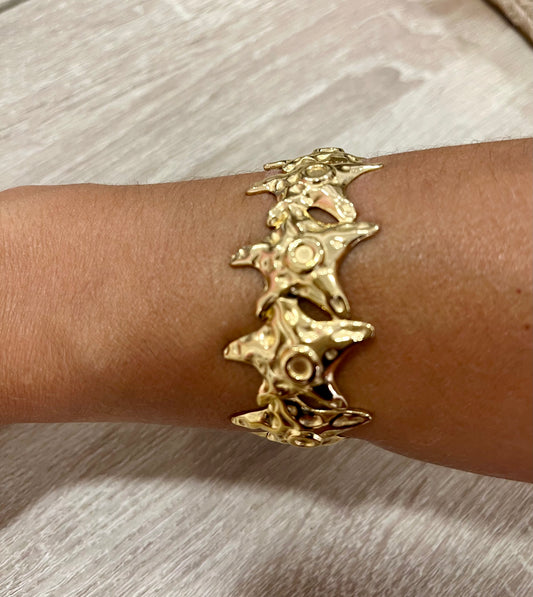 PULSERA ACERO ESTRELLAS