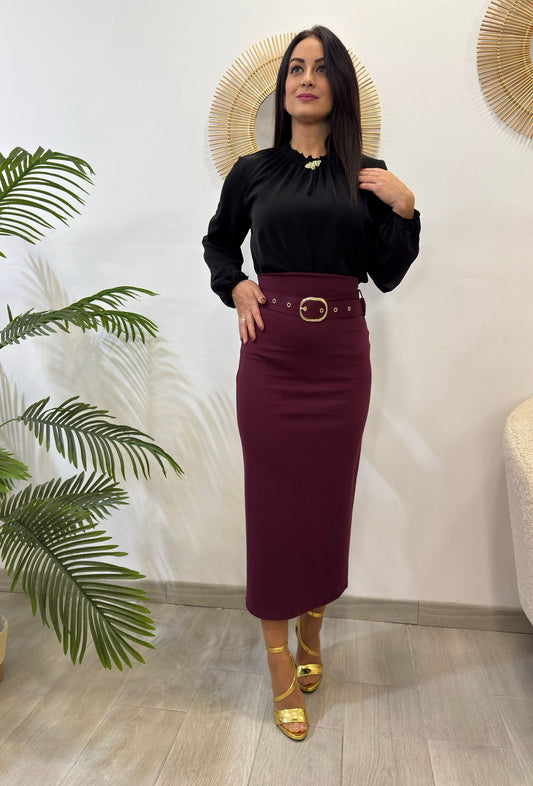 FALDA TUBO CINTURÓN