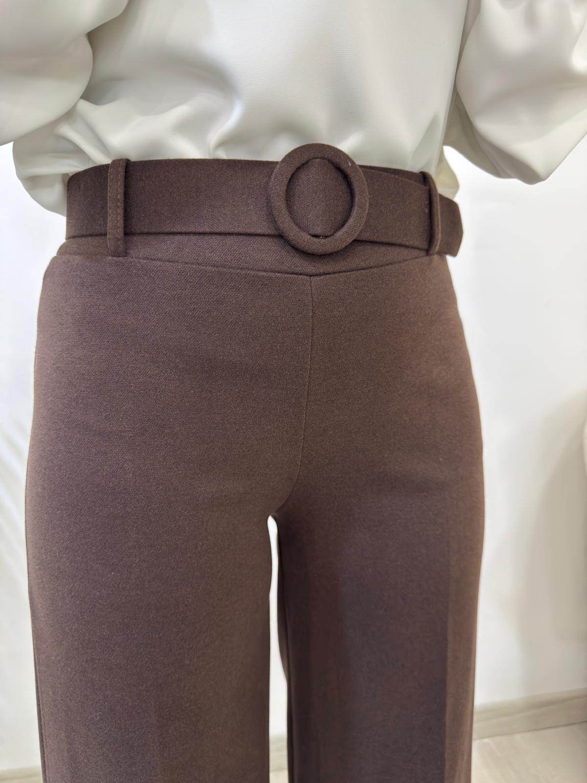 PANTALÓN TACTO SUAVE CINTURÓN