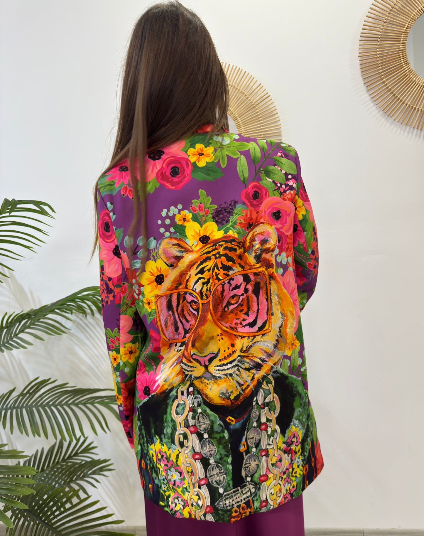 CHAQUETA FLORAL
