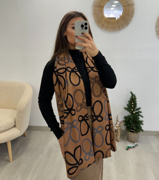 PHASMINA CAMEL/NEGRO