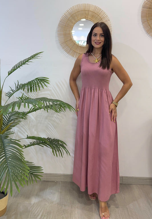 VESTIDO PALOMA ROSA