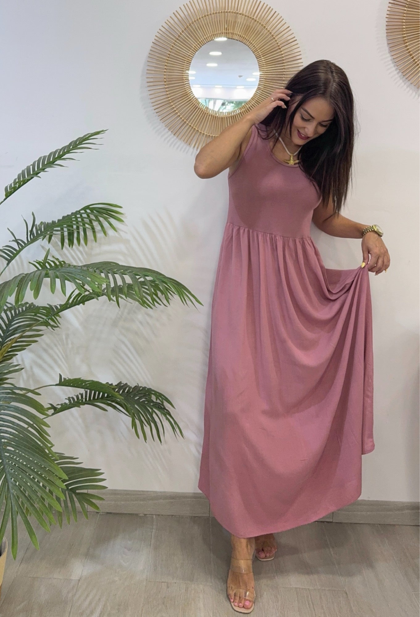 VESTIDO PALOMA ROSA