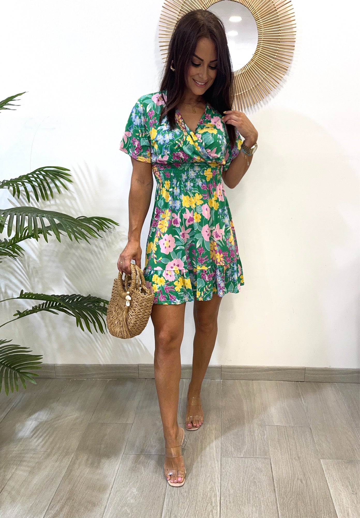 VESTIDO ROSALÍA VERDE