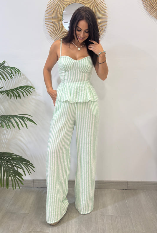 CONJUNTO RAYAS MENTA
