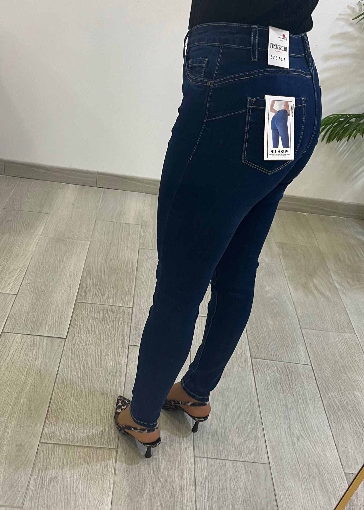 JEANS SKINNY PUSH UP