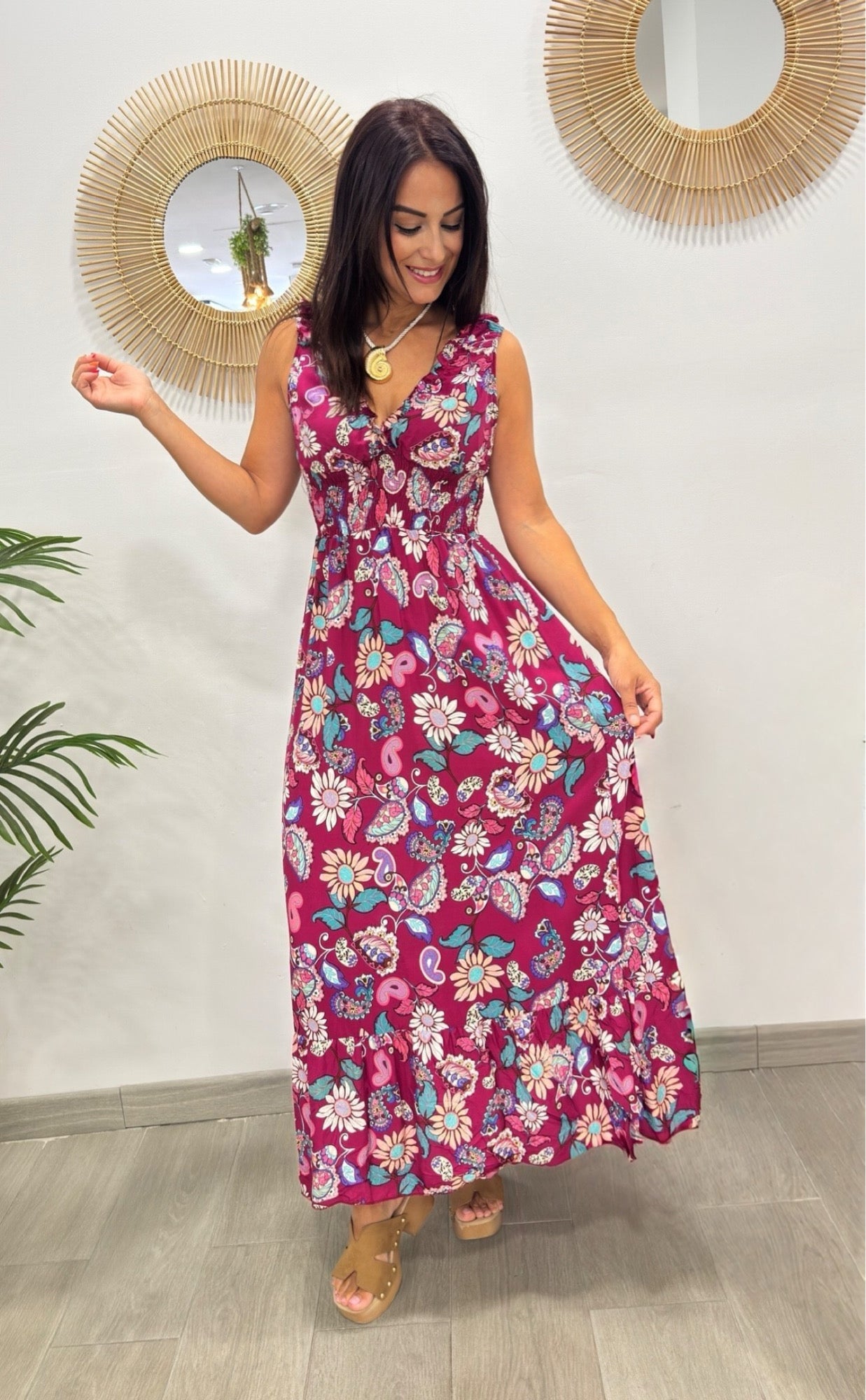 VESTIDO FABIOLA BUGANVILLA