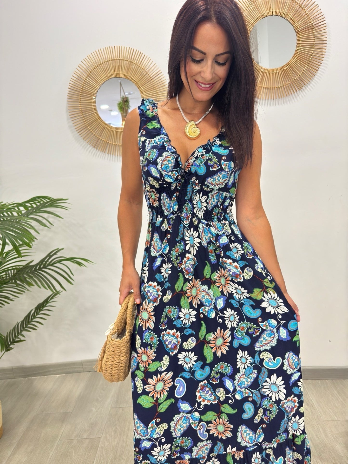 VESTIDO FABIOLA AZUL
