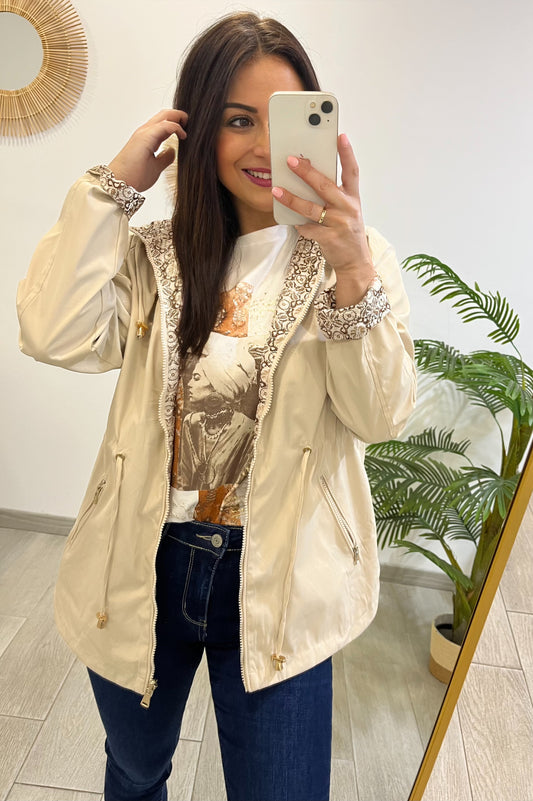 PARKA REVERSIBLE BEIGE