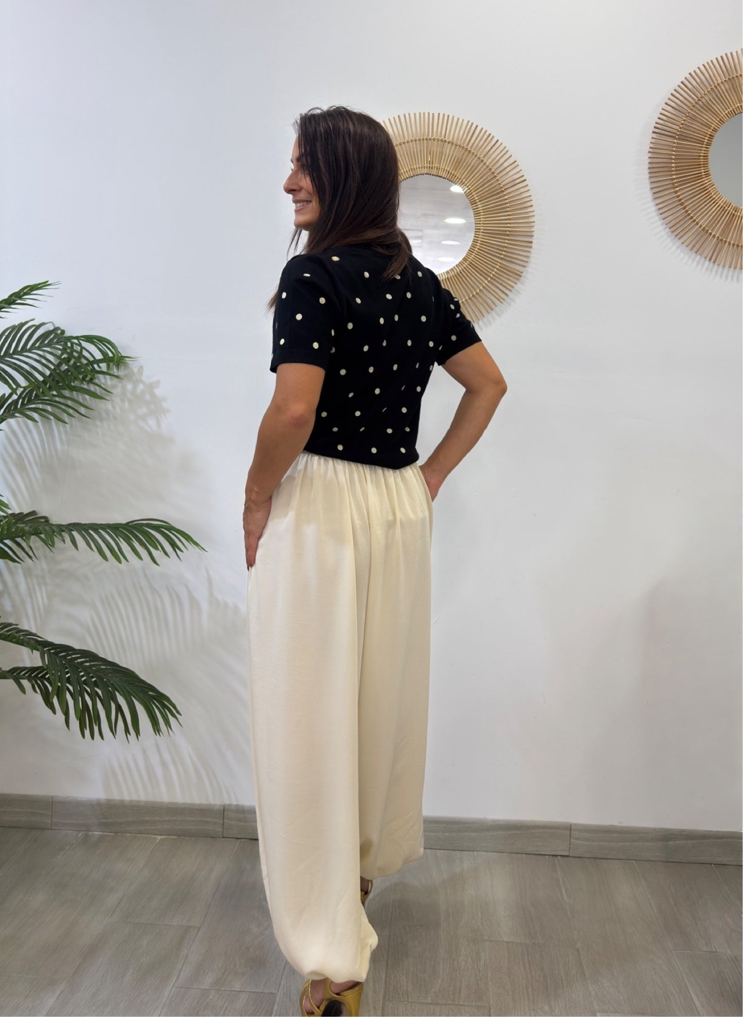 PANTALÓN BOMBACHO CRUDO