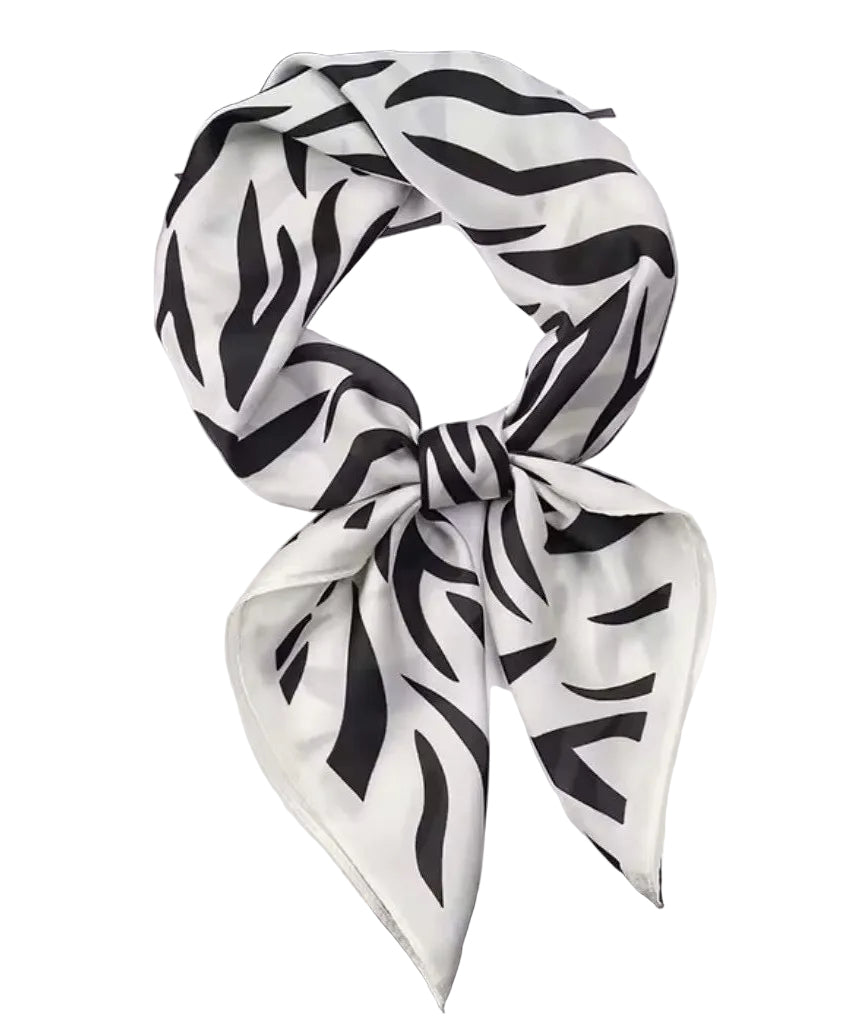PAÑUELO CEBRA BLANCO